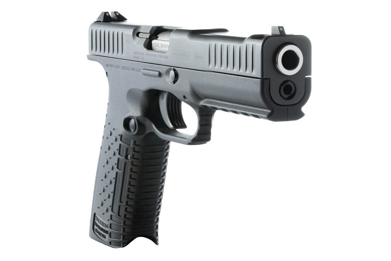 Apf Strike One 9mm Semi-Auto Pistol w/ 2 Magazines