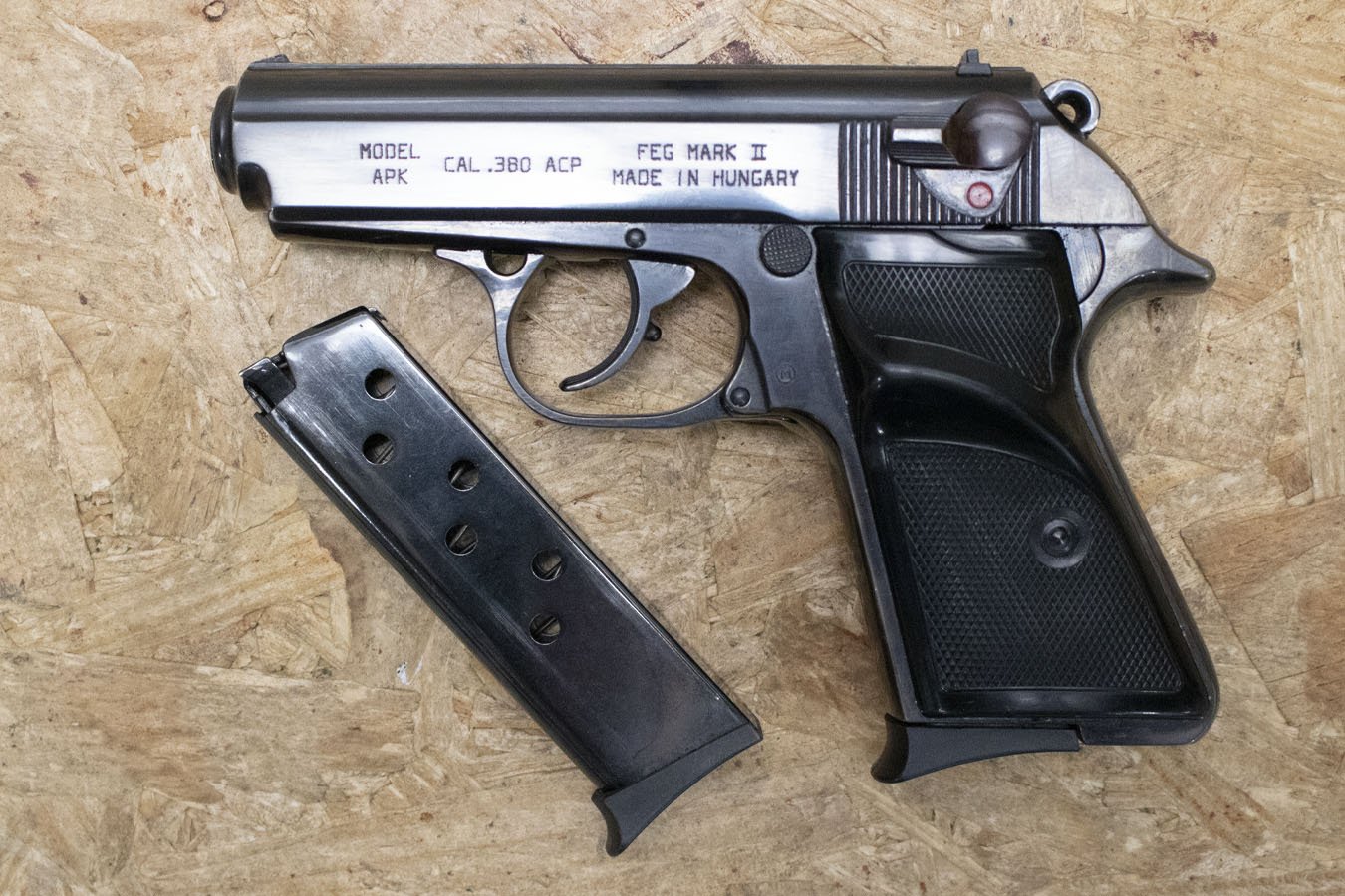 INTERARMS FEG Mark II APK 380ACP Police Trade-In Pistol with Manual Safety