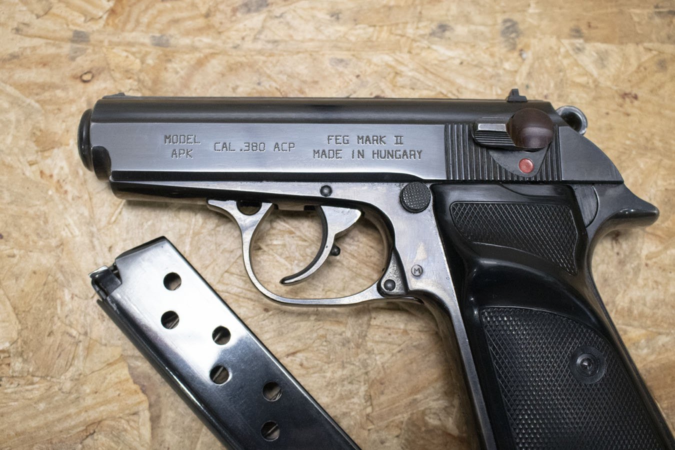 INTERARMS FEG Mark II APK 380ACP Police Trade-In Pistol with Manual Safety