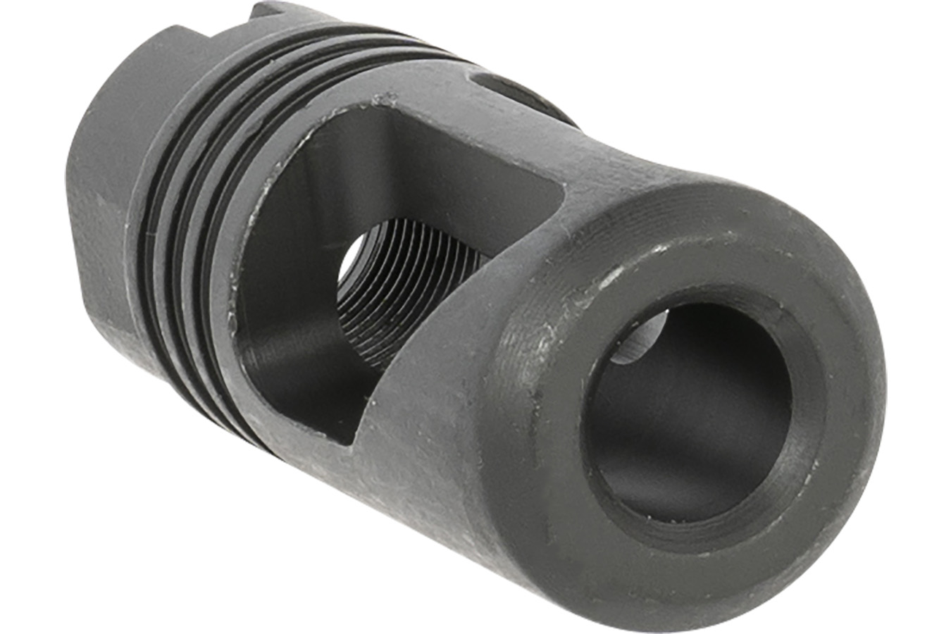 LBE UNLIMITED Dual Port Flash Hider 14x1 LH Threads AK-Platform