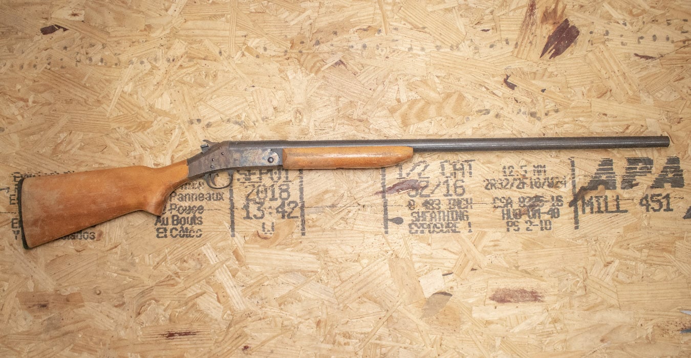 H AND R 58 20 Gauge Topper Police Trade-In Shotgun