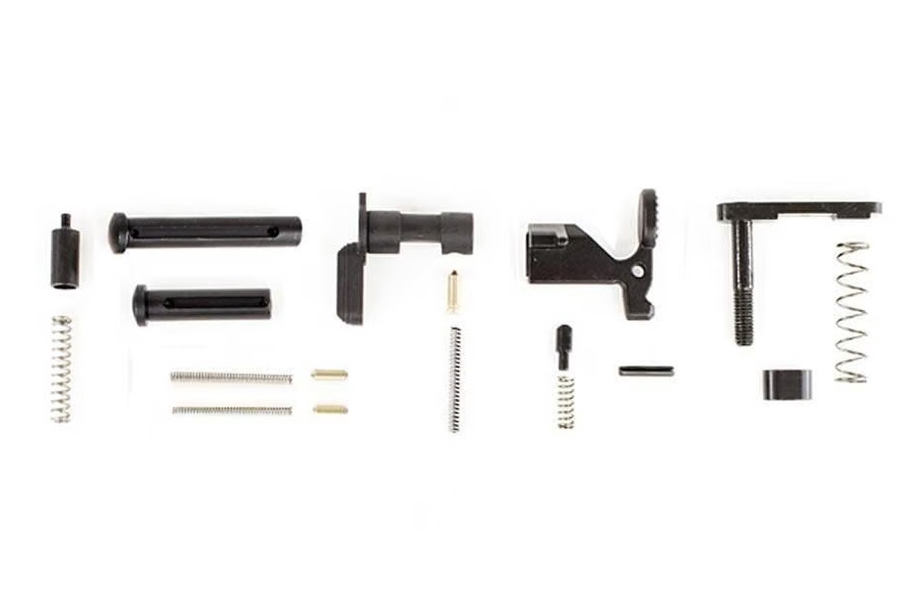 AERO PRECISION INC AR-15 Lower Parts Kit without FCG Trigger Guard, Pistol Grip