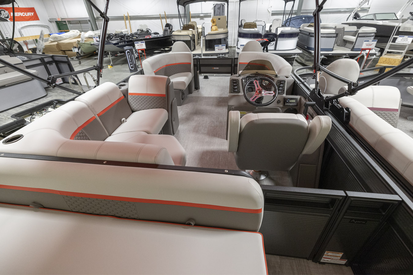 Qwest 2023 E 818 Lanai Sport Fish LT Pontoon Boat Vance Outdoors