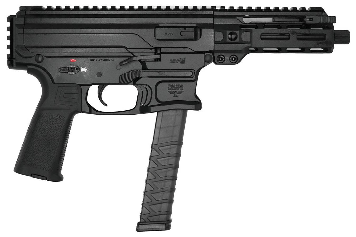 Panzer Arms ARP 9 9mm PCC Pistol with Side Charging Handle (Glock Magazine Compatible)