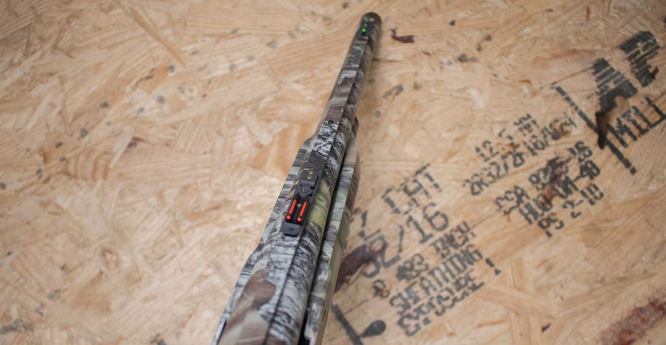MOSSBERG 535 12 Gauge Police Trade-In Shotgun with Camo Stock and Finish