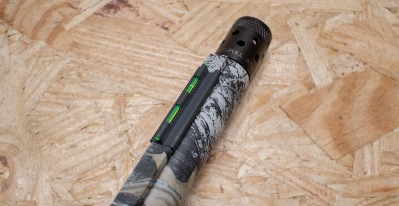 MOSSBERG 535 12 Gauge Police Trade-In Shotgun with Camo Stock and Finish