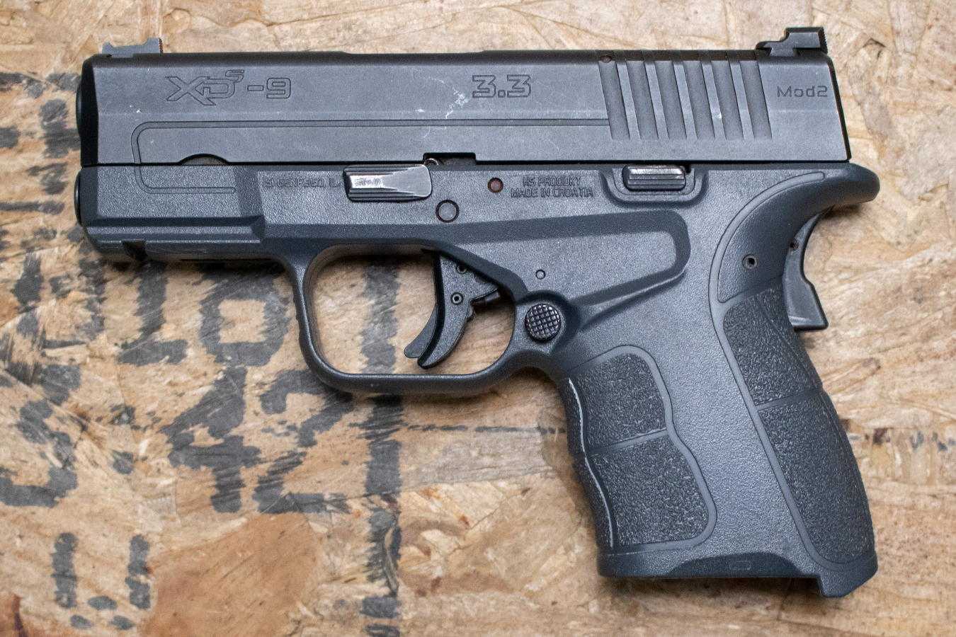 SPRINGFIELD XDS-9 3.3 Mod2 9mm Police Trade-In Pistol (Magazine Not Included)