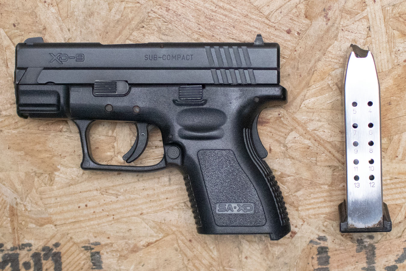 SPRINGFIELD XD-9 Sub-Compact 9mm Police Trade-In Pistol