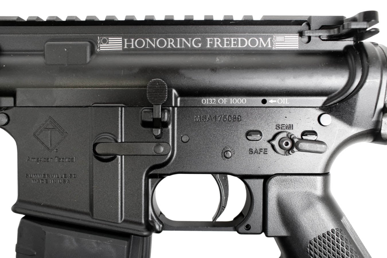 AMERICAN TACTICAL AR15 Milsport 5.56mm Honoring Freedom Special Edition Rifle with 60 Round Magazine