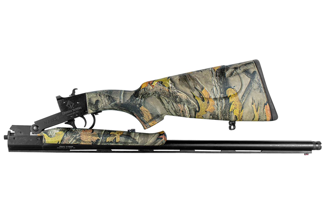 AMERICAN TACTICAL Nomad 20 Gauge Single Shot Shotgun with Camo Stock Finish
