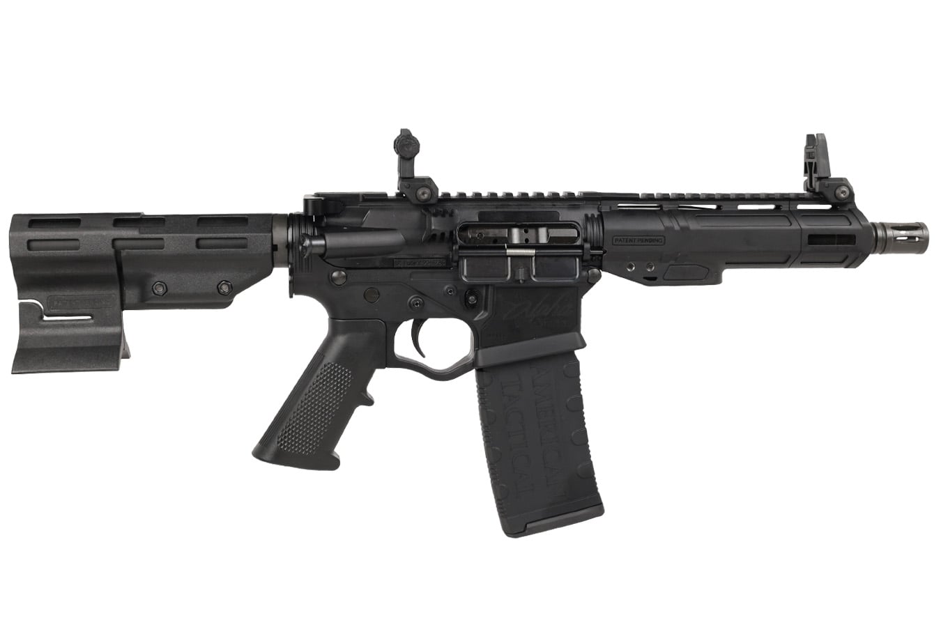 AMERICAN TACTICAL Alpha Maxx 5.56mm NATO Tactical Pistol With Flip Up Sights