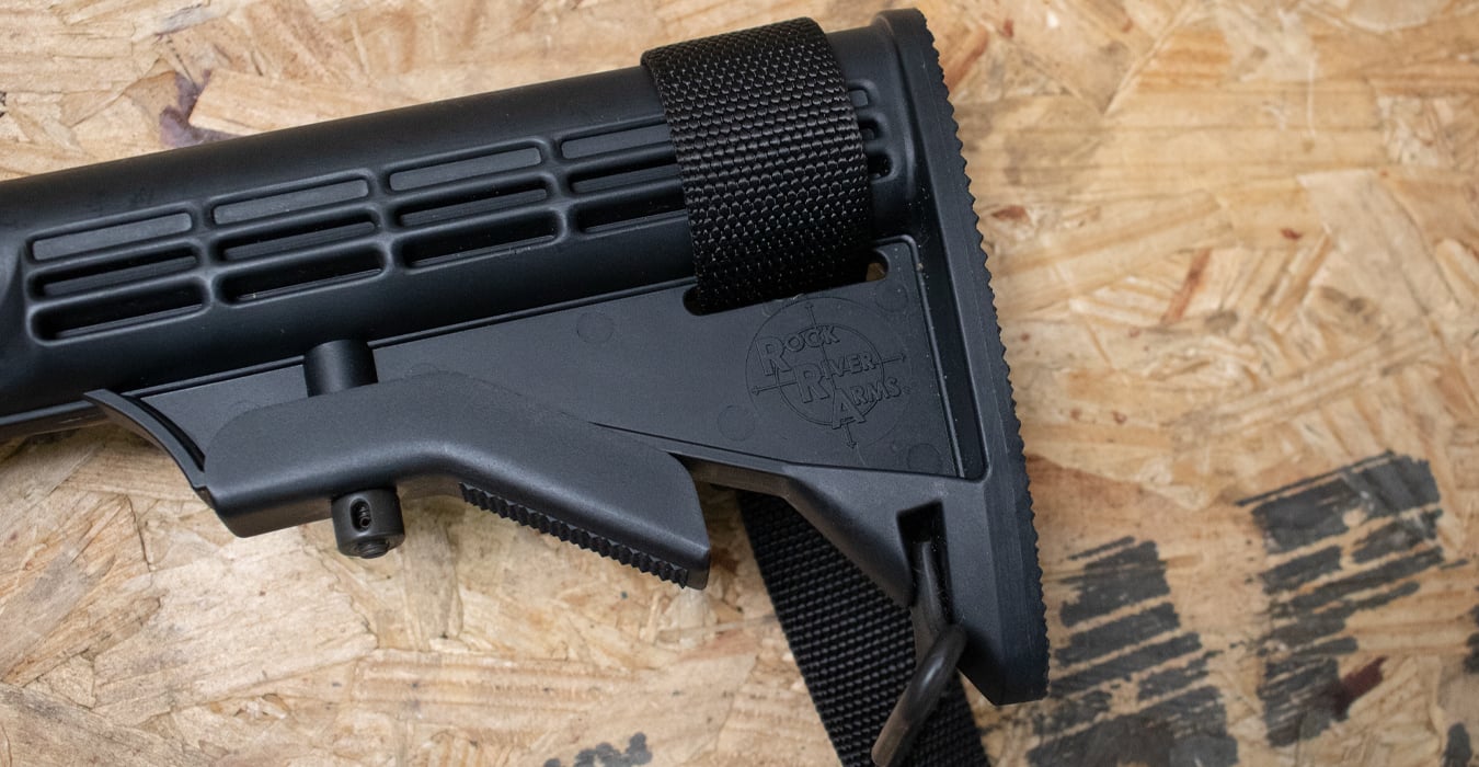 ROCK RIVER ARMS LAR-15 5.56mm Police Trade-In Rifle Light, Laser, and Foregrip/Bipod (Magazine Not Included)