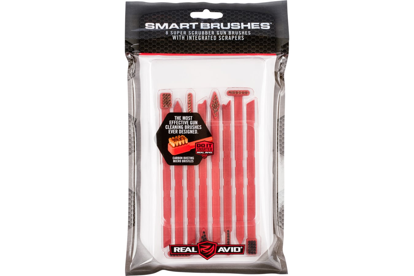 REAL AVID Plastic Firearm Smart Brushes 8 Pack