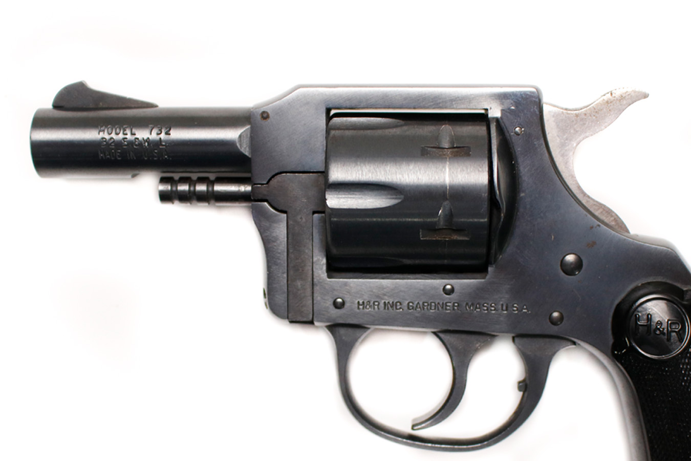 H AND R 732 32SW Long Police Trade-In Revolver