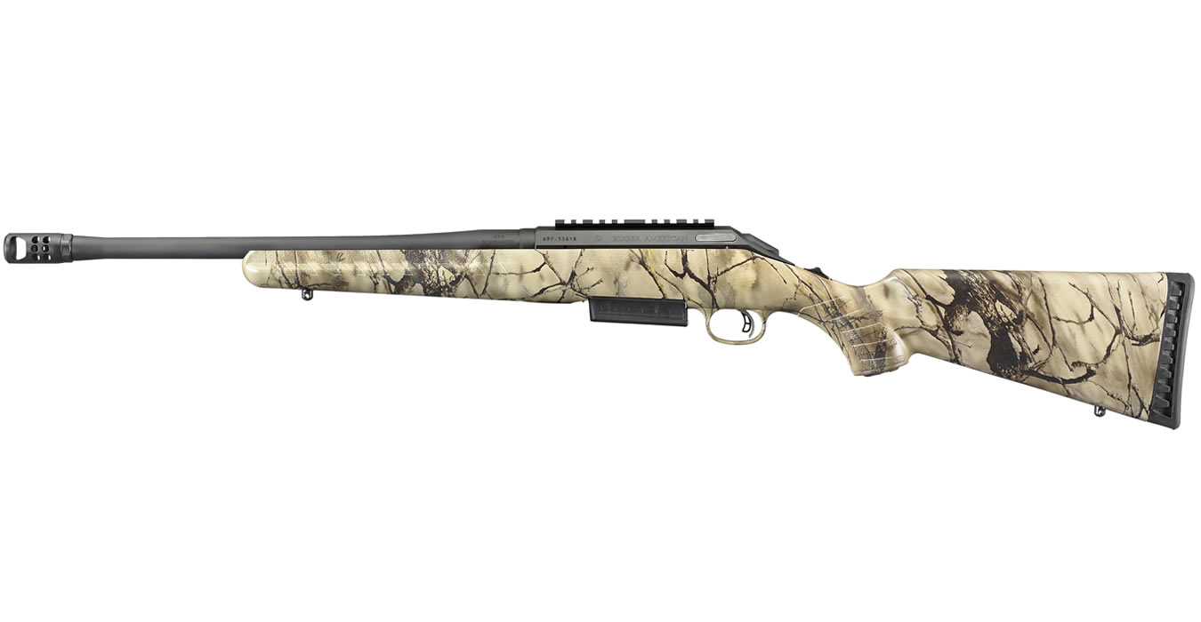 Ruger American Ranch 450 Bushmaster With Wild Camo Im Brush Stock Vance Outdoors