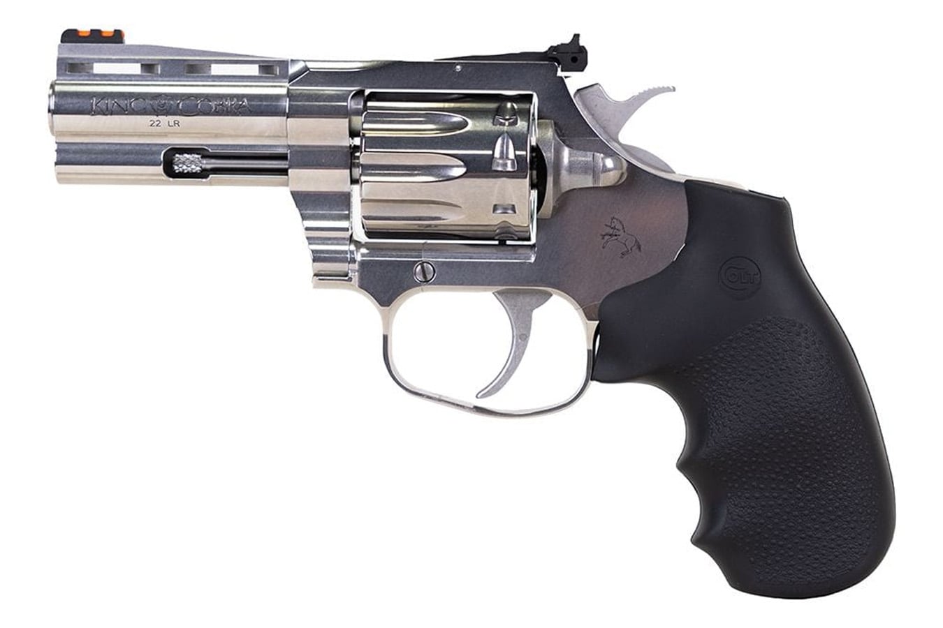 COLT King Cobra 22LR DA/SA Stainless 10-Shot Rimfire Revolver with 3 Inch Barrel (Blemished)