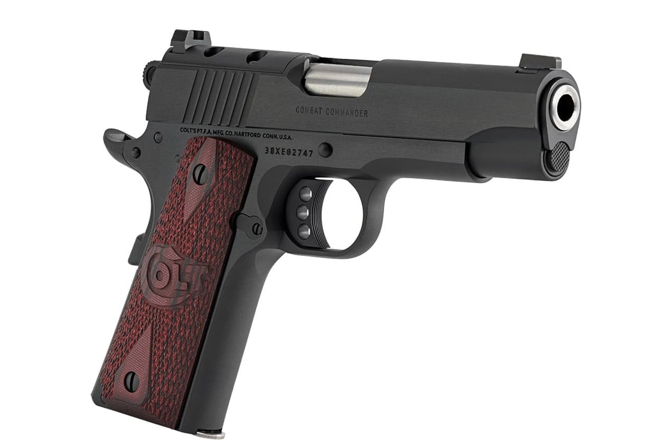 COLT 1911 Combat Commander 38 Super Optic Ready Pistol with Blued Frame (Blemished)
