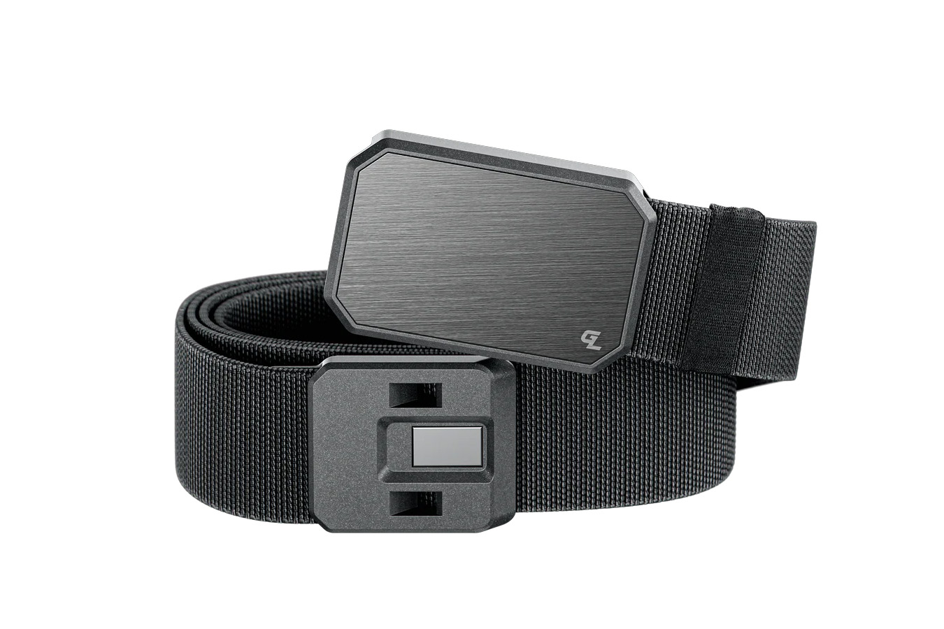 Groove Life Belt - Gun metal - Black