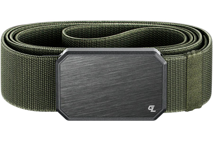 Groove Life Belt Base Camp Green Gun Metal