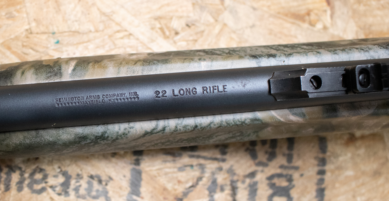 REMINGTON 597 22 LR Police Trade-In Rifle with Camo Stock and Scope