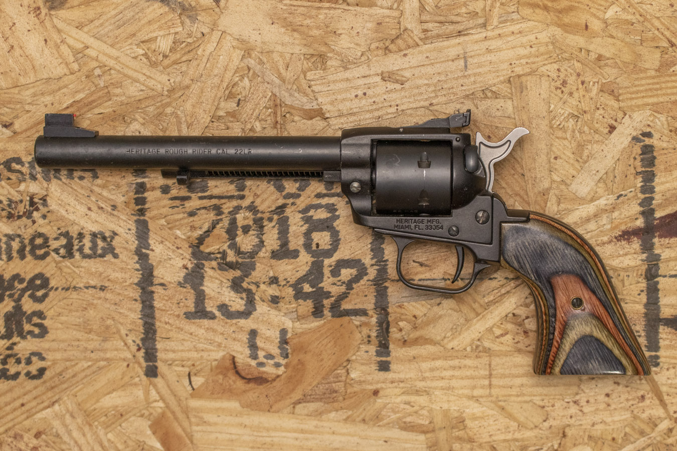 HERITAGE Rough Rider .22LR Police Trade-In Revolver with Altamont Grips