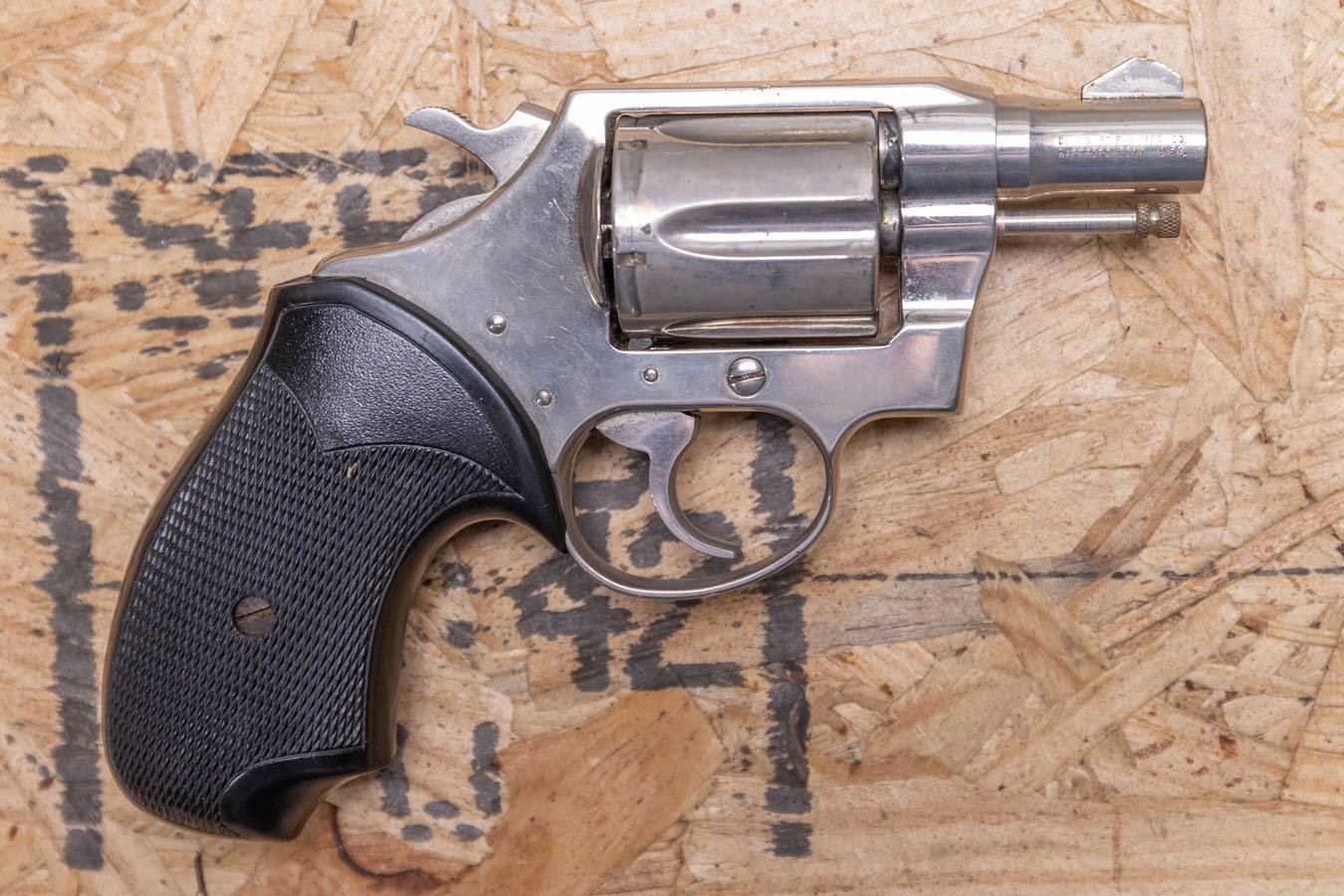 COLT Cobra 38 Special Police Trade-In Revolver Nickel Finish