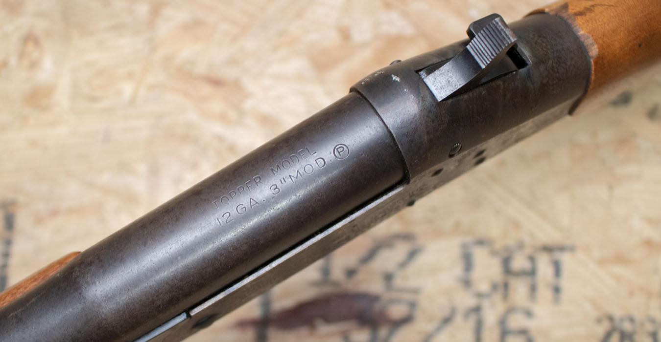 H AND R Topper 12 Gauge Police Trade-In Shotgun Single-Shot