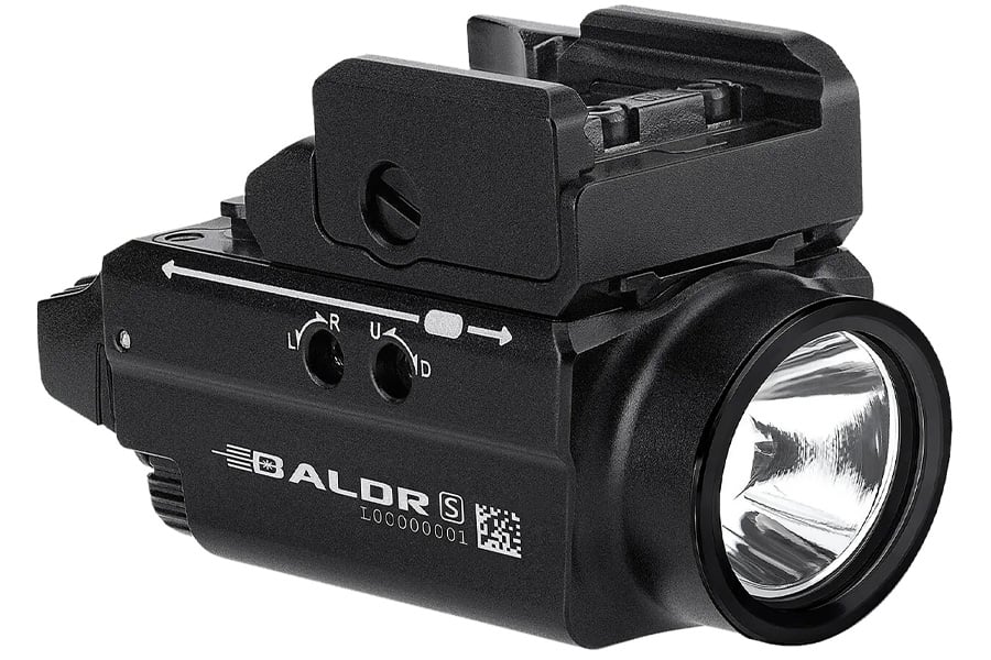 Olight Baldr S BL Black Anodized 100/300/800 Lumens White LED Blue Laser