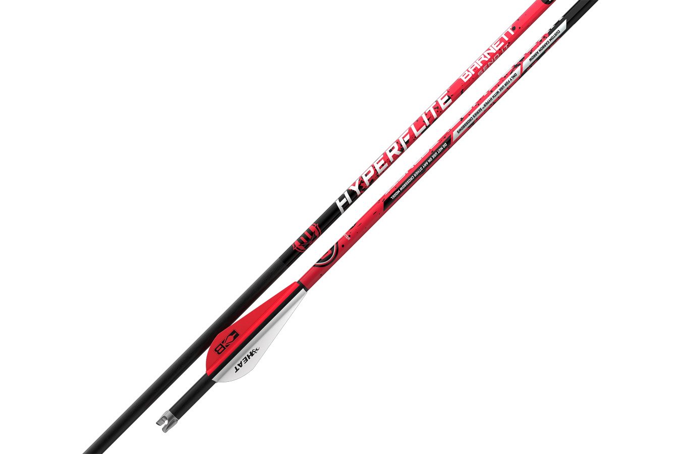 Barnett Hyperflite 20in Arrow 3pk Red/White