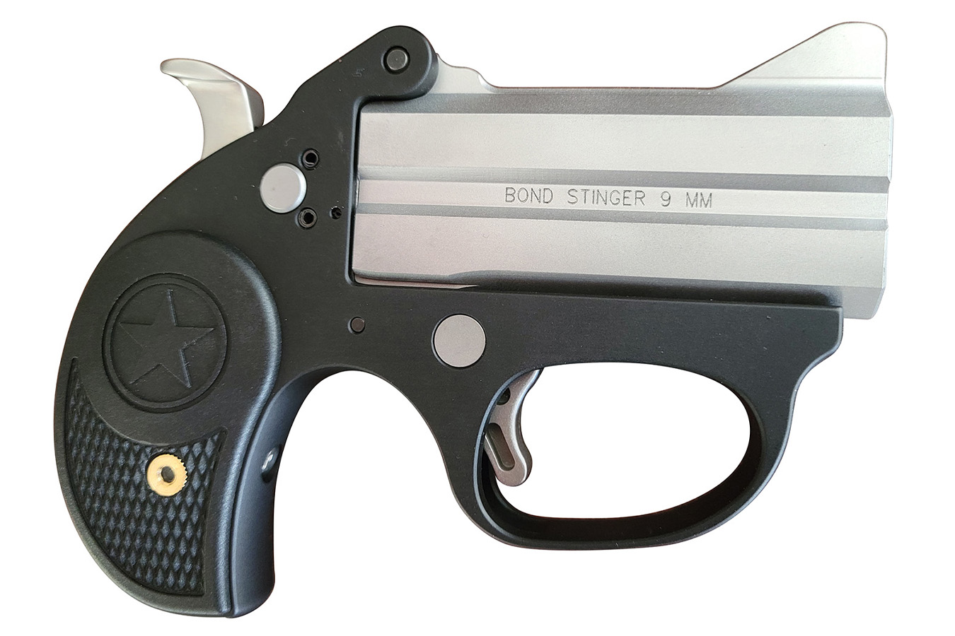 Bond Arms Inc Stinger 9mm Luger Break-Action Pistol with Black Rubber Grips