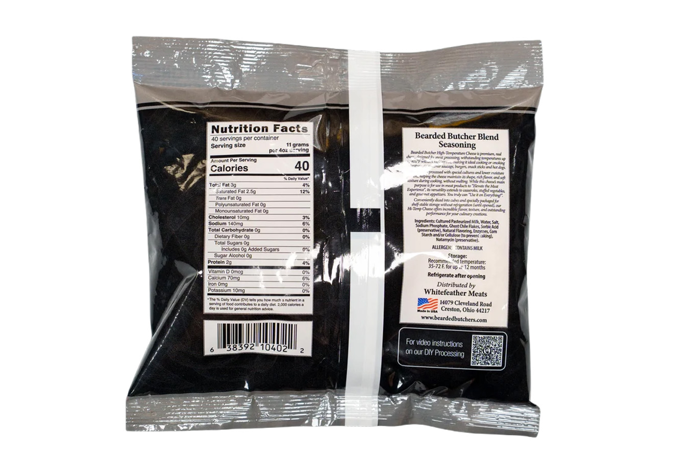 BEARDED BUTCHER Hi-Temperature Ghost Pepper Cheese - 1 lb