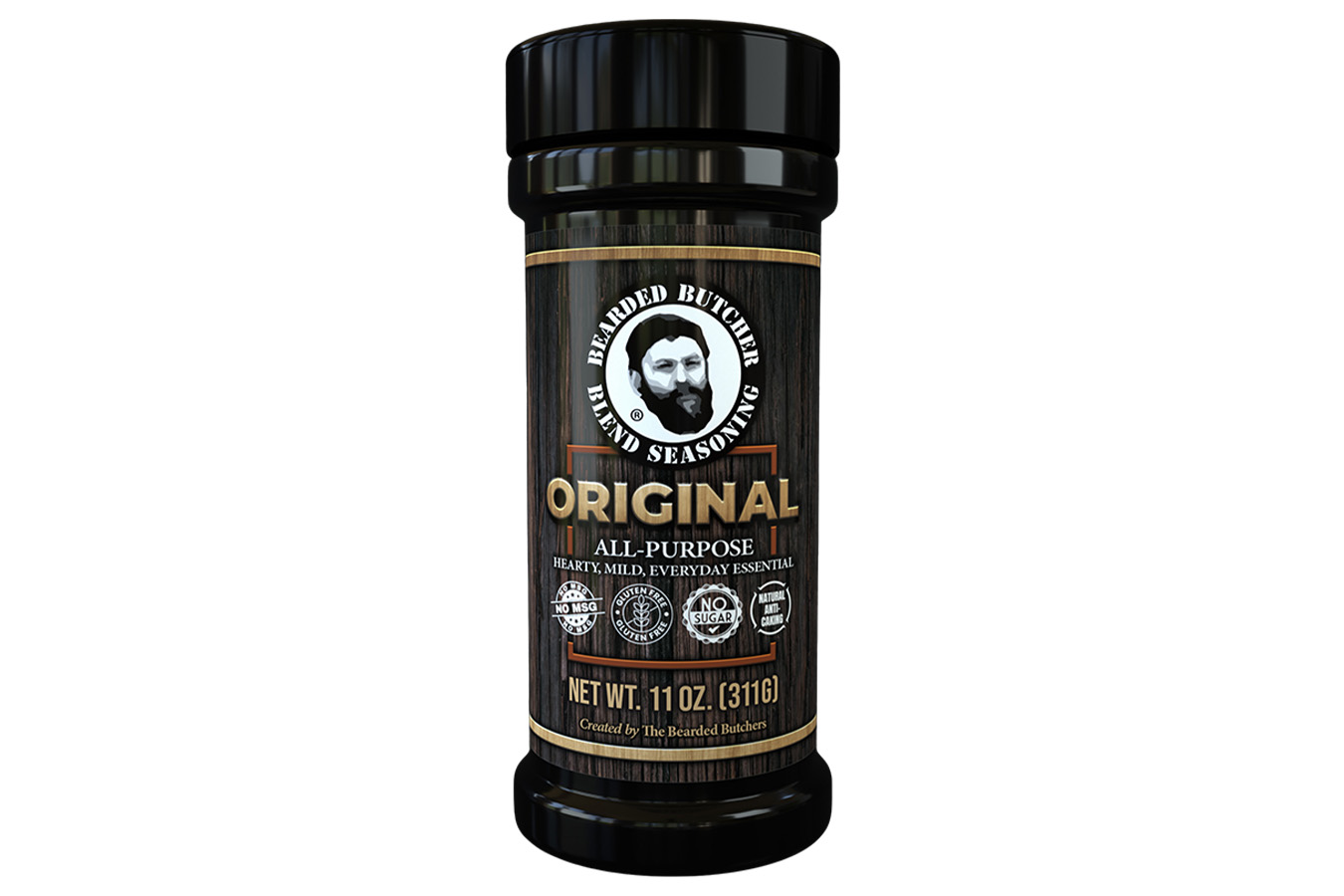 Bearded Butcher Original Blend Seasoning 11Oz Shaker