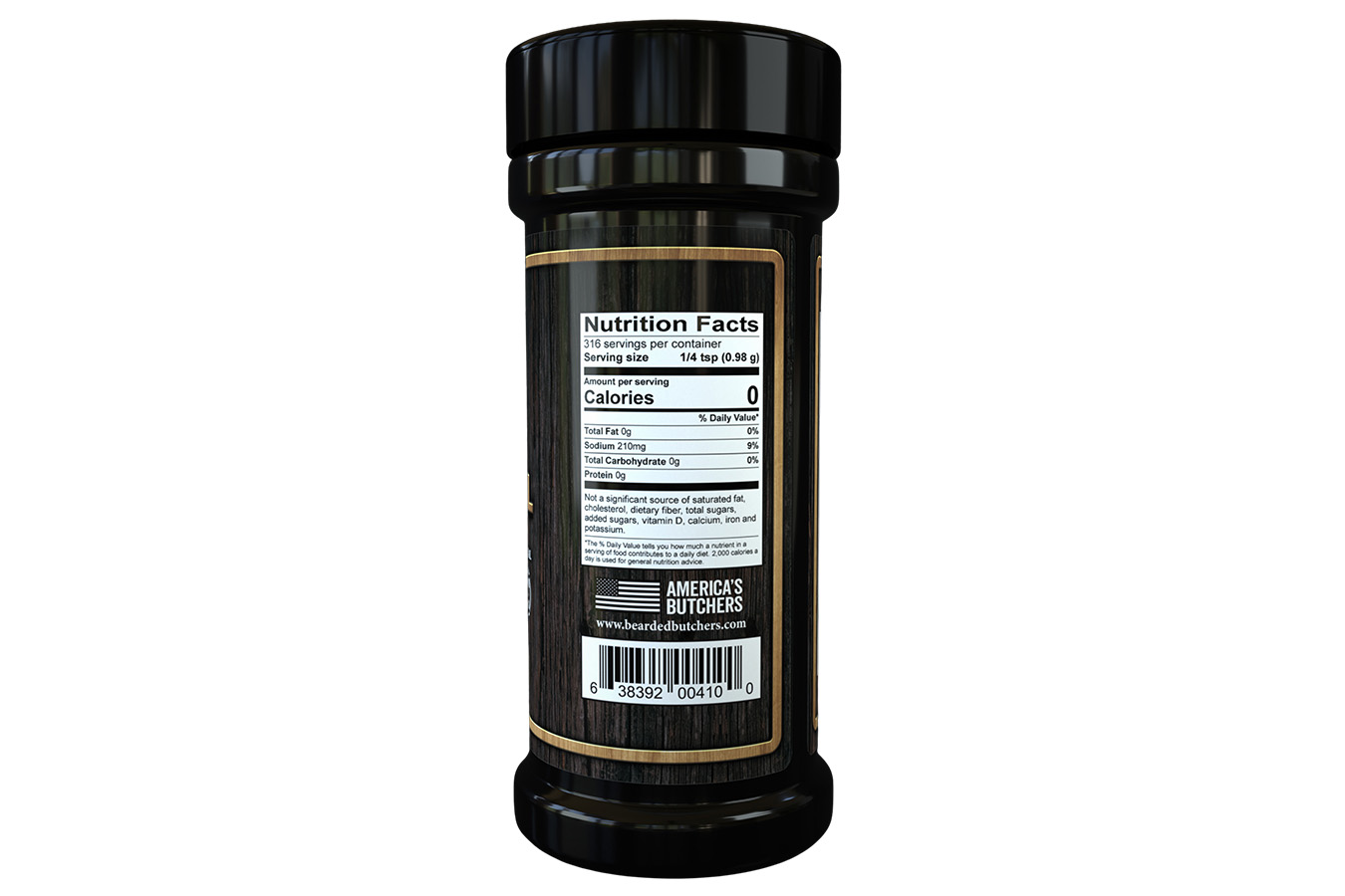 Bearded Butcher Original Blend Seasoning 11Oz Shaker