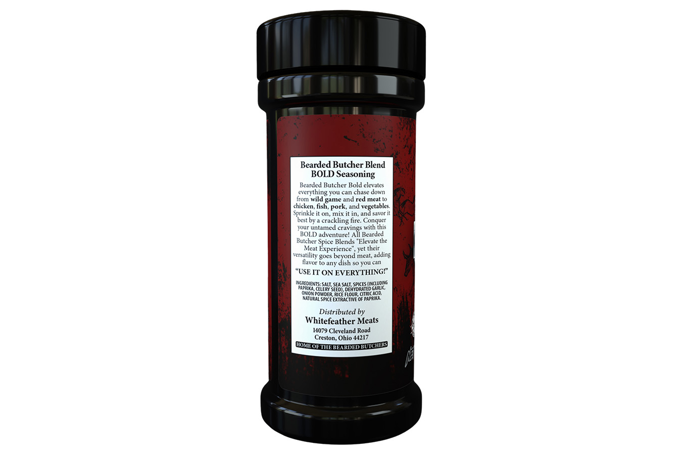 Bearded Butcher 10Oz Bold Blend Shaker