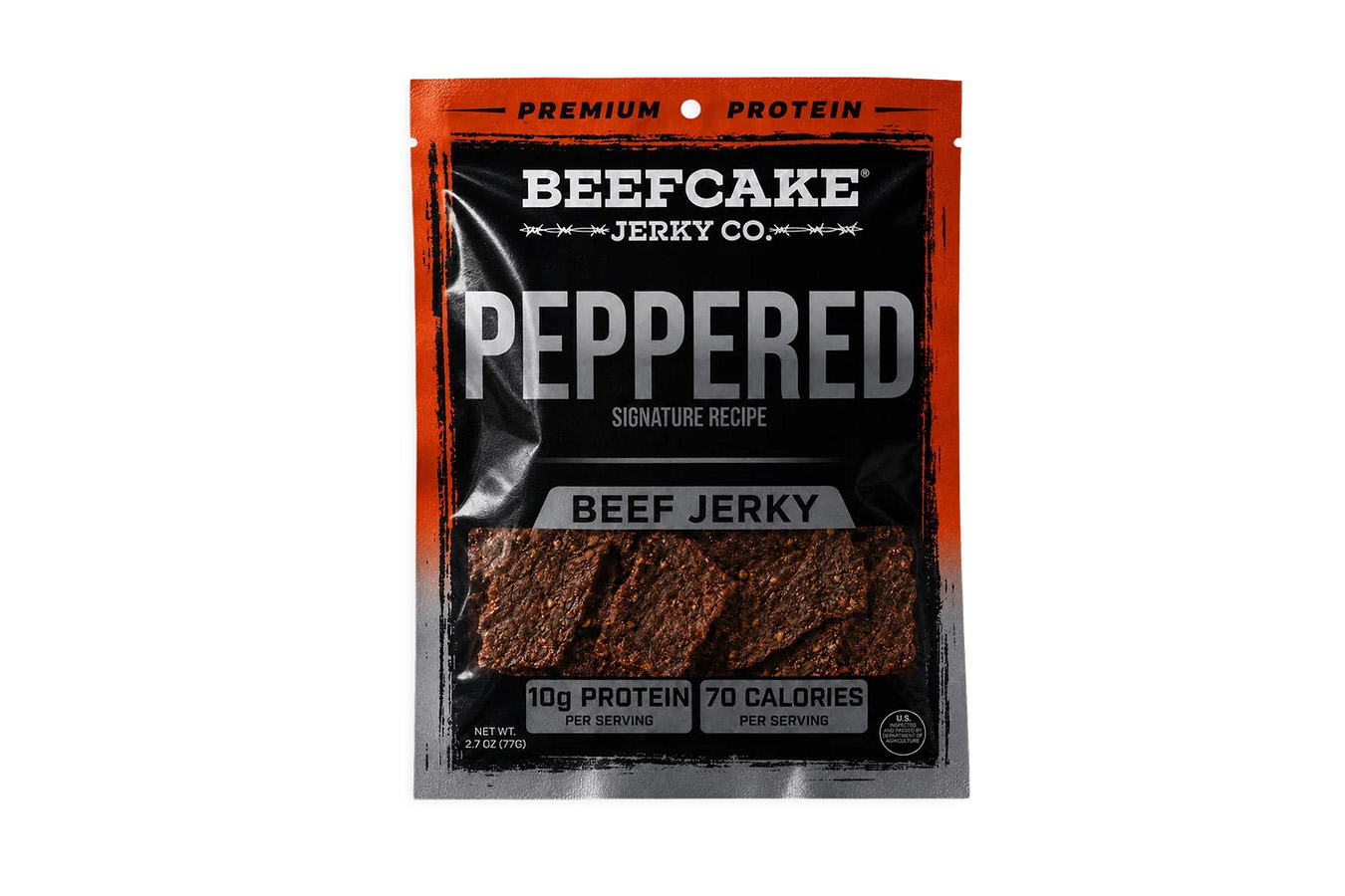 Beefcake Jerky Peppered Beef Jerky - 2.7 oz