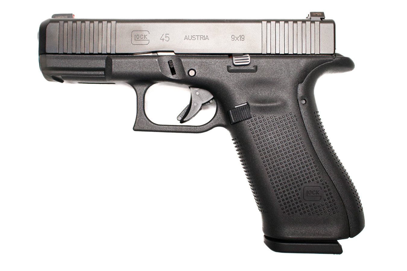 GLOCK 45 9mm Police Trade-in Pistol with Three Magazines