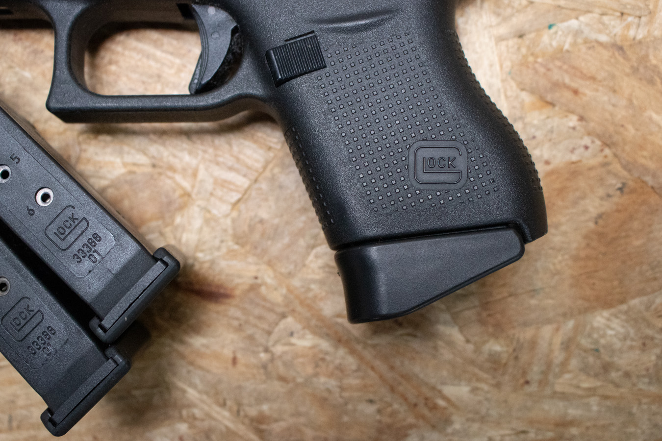GLOCK 43 9mm Police Trade-In Pistol with Three Magazines