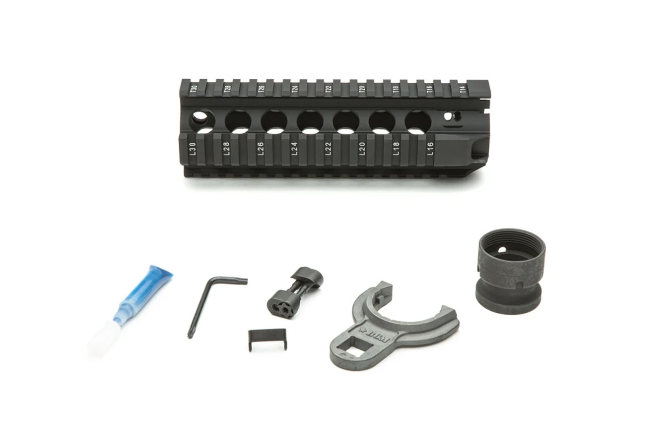 BRAVO COMPANY QRF7 Quad Rail Free Float Handguard Black