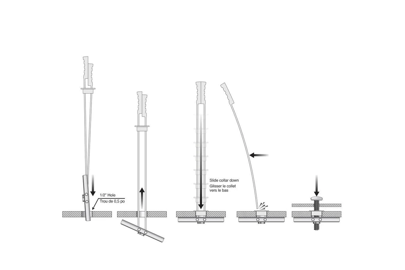 Th-marine 6 PC Toggle Anchor Kit