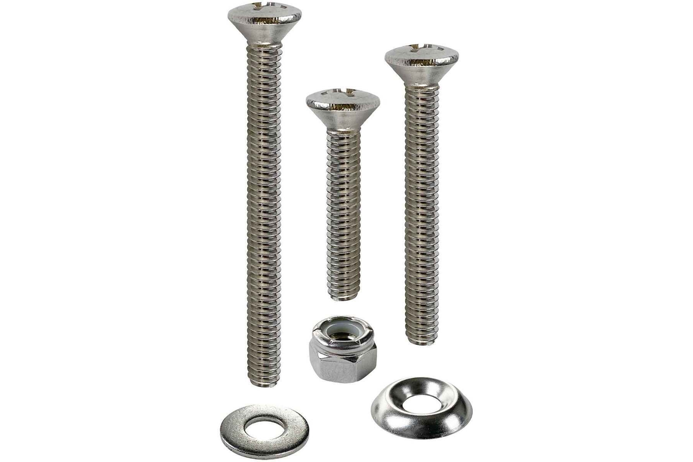 Th-marine Stainless Steel Oval Head Machine Phillips Head Kit 96 PC