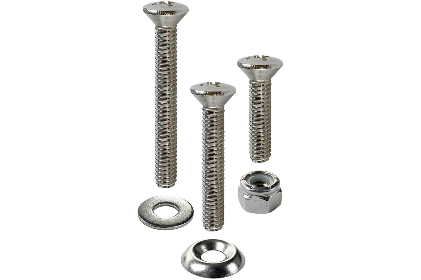 Th-marine tainless Steel Oval Head Machine Phillips Head Kit 72 PC