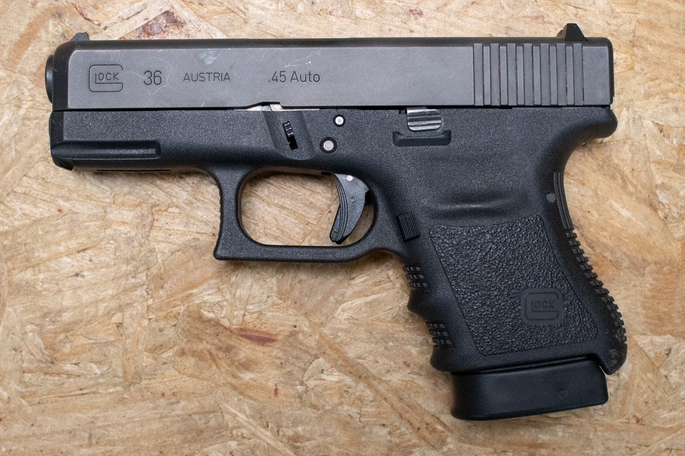 GLOCK 36 45ACP Police Trade-In Pistol with Fore-End Accessory Rail