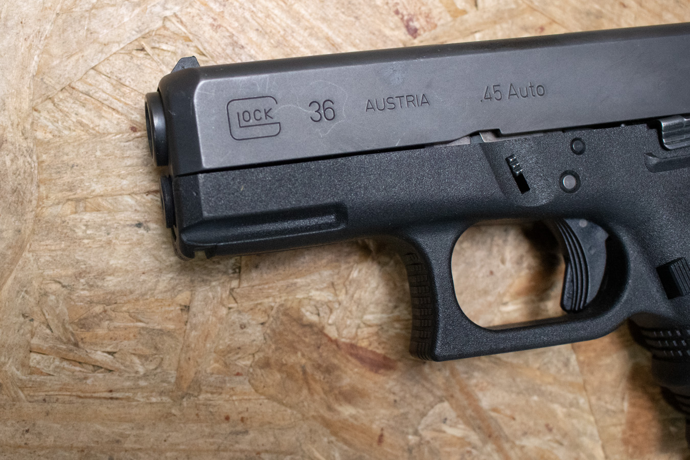 GLOCK 36 45ACP Police Trade-In Pistol with Fore-End Accessory Rail