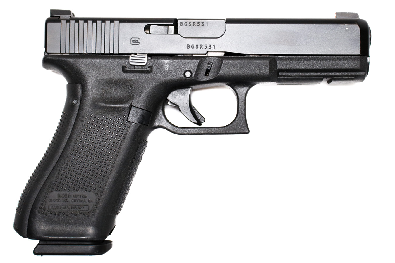 GLOCK 17 Gen 5 9mm Police Trade-In Pistol with Case