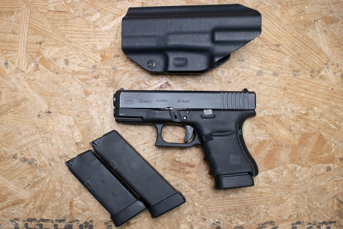 GLOCK 30 Gen4 45ACP Police Trade-In Pistol with Three Mags and Holster
