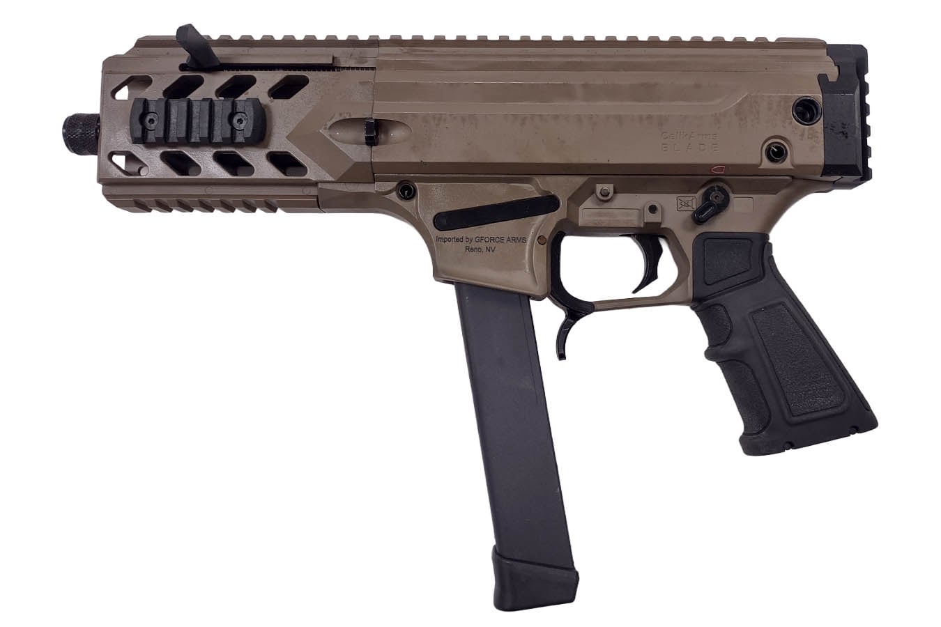 GFORCE ARMS BLADE 6 9mm Semi-Auto PCC Handgun with FDE Finish