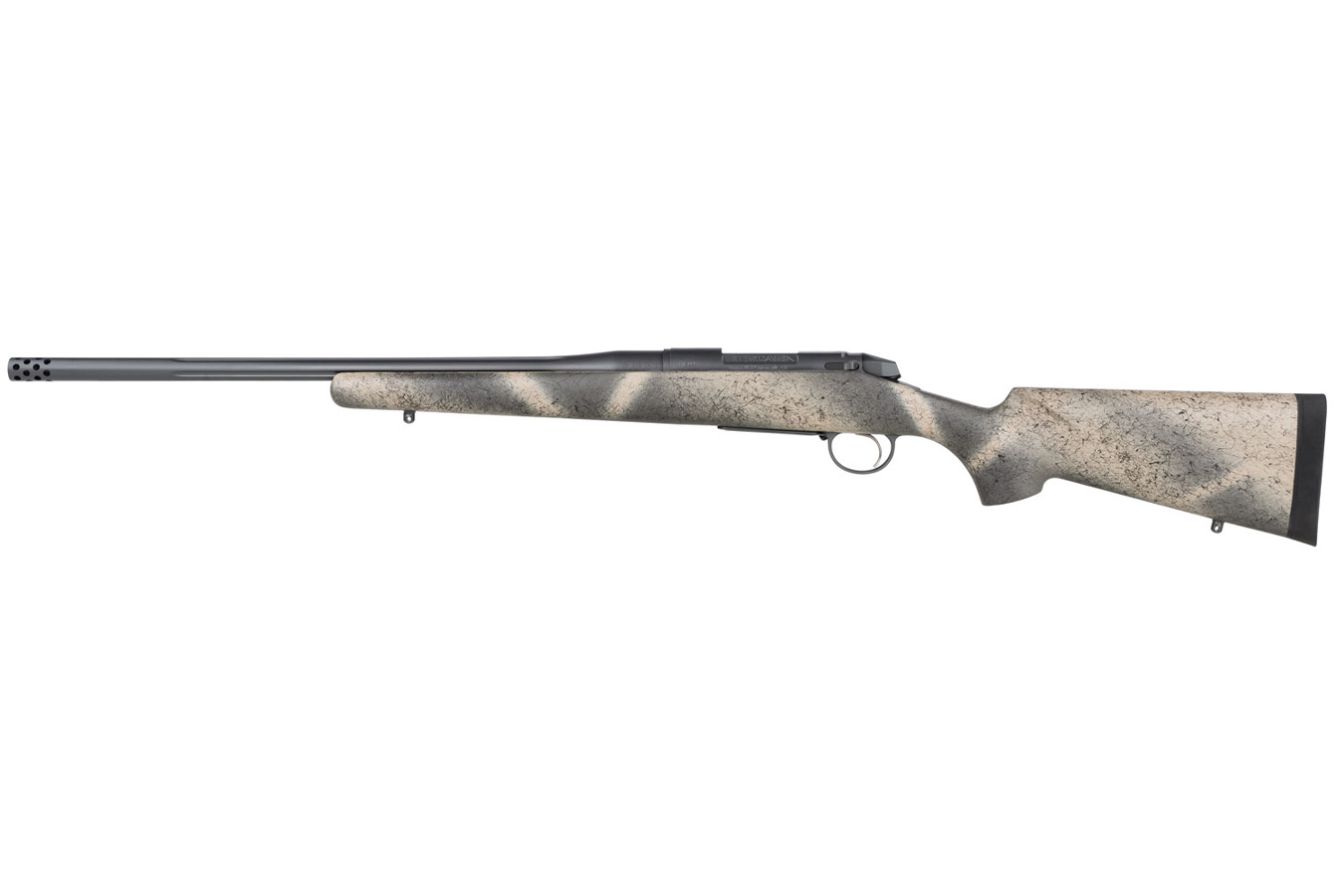 BERGARA Premier Highlander 308 Winchester Bolt-Action Rifle with Woodland Camo Stock