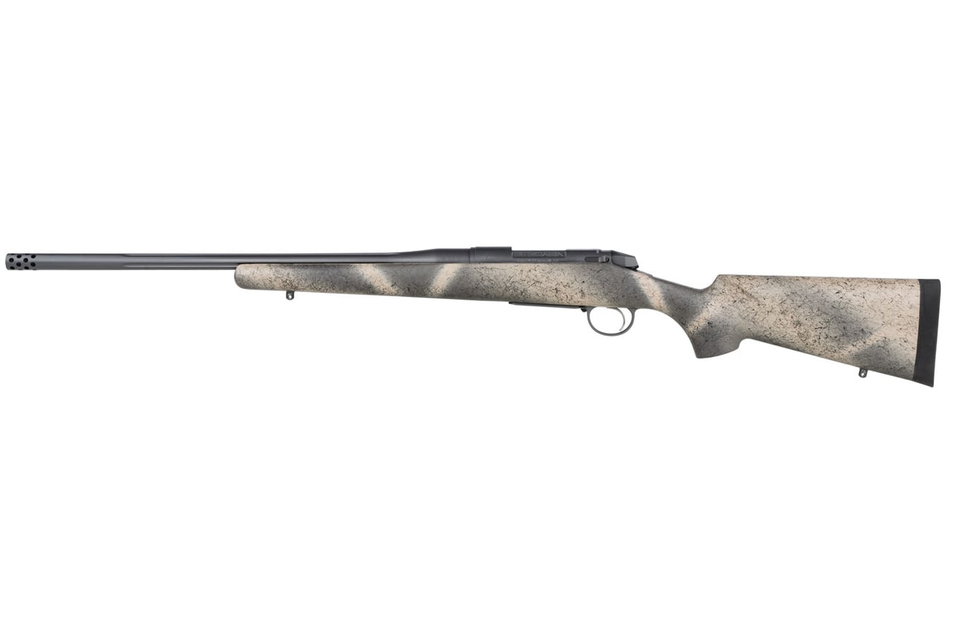 BERGARA Premier Highlander 308 Winchester Bolt-Action Rifle with Woodland Camo Stock
