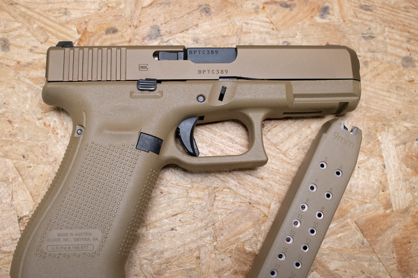 glock-19x-9mm-police-trade-in-pistol-with-bronze-slide-and-fde-frame