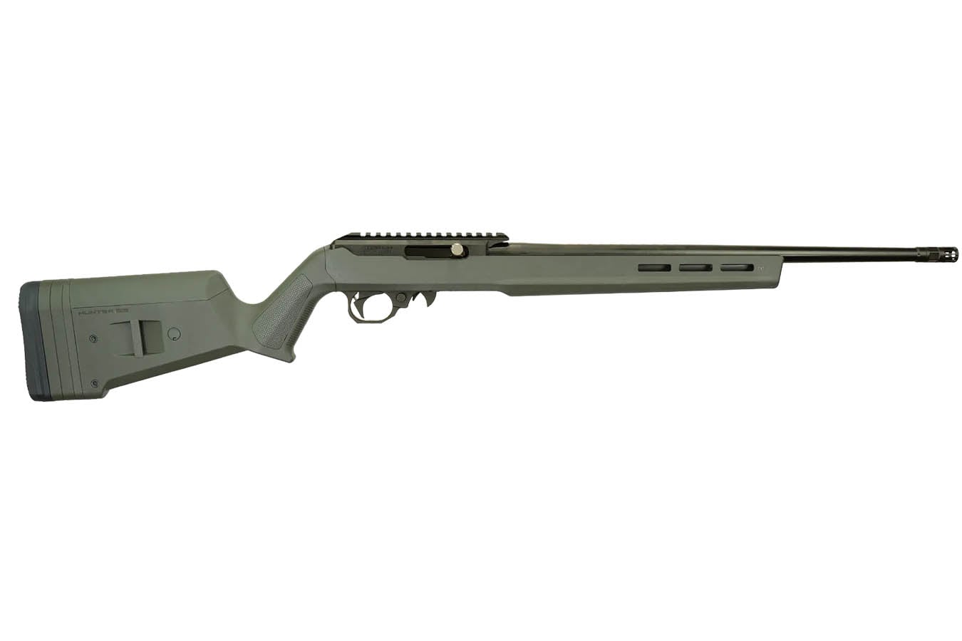 BLACK RAIN ORDNANCE BRO-22 Hunter 22LR Semi-Auto Rifle with OD Green Magpul Hunter X-22 Stock
